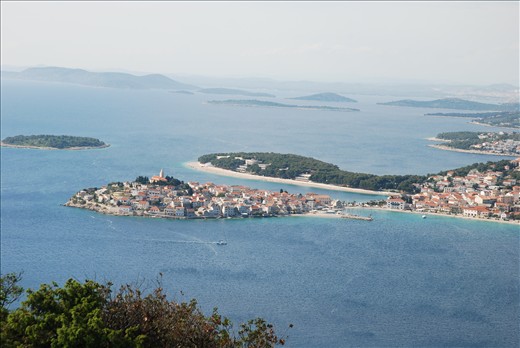 Primošten from hill Gaj