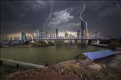 Right place, right time. Stormy skies; Brisbane, Australia.: by tonnes, Views[470]