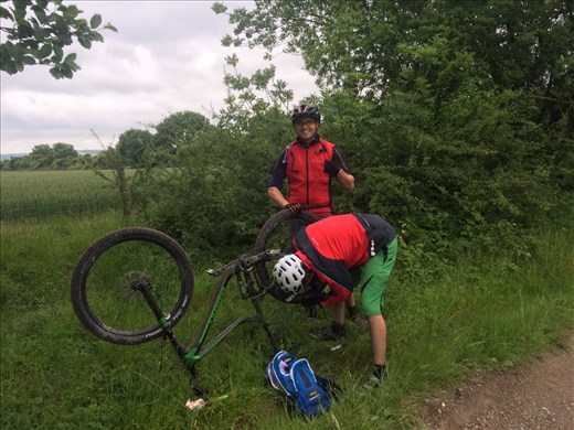 Even punctures can't stop me :-)