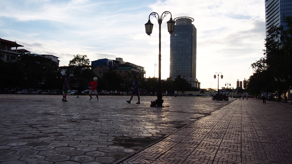 Freedom Park before being closed to prevent demonstration against the government
