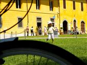 Kid playing by the tower, Pisa-ITA, the third stop of my bike trip.: by toscanabybike, Views[320]
