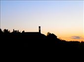 Sunset in Volterra-ITA, the fifth stop of the bike tour.: by toscanabybike, Views[320]