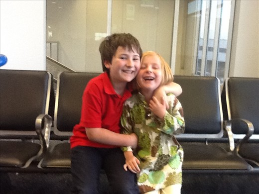 Innes & Betty playing