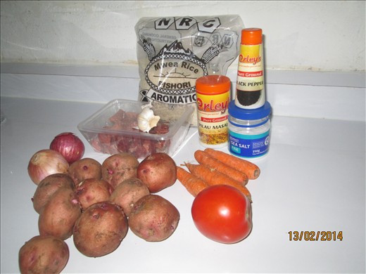 Pilau Ingredients