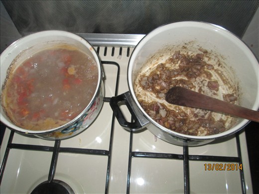 Creating Broth/Boiling meat, and making the house smell delicious