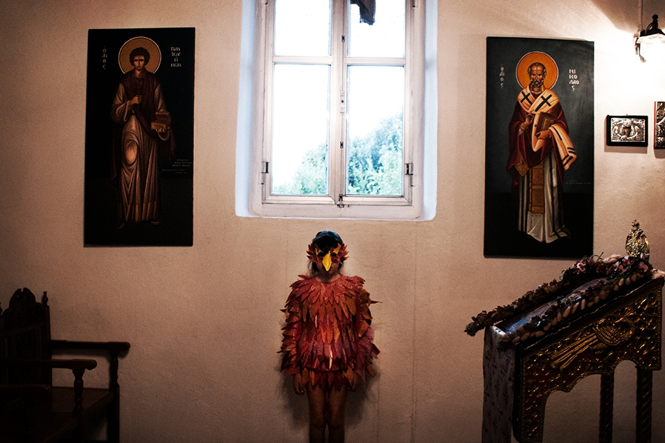 GREECE. Euboea island. Kirinthos village.Summer festivals. 2012. 