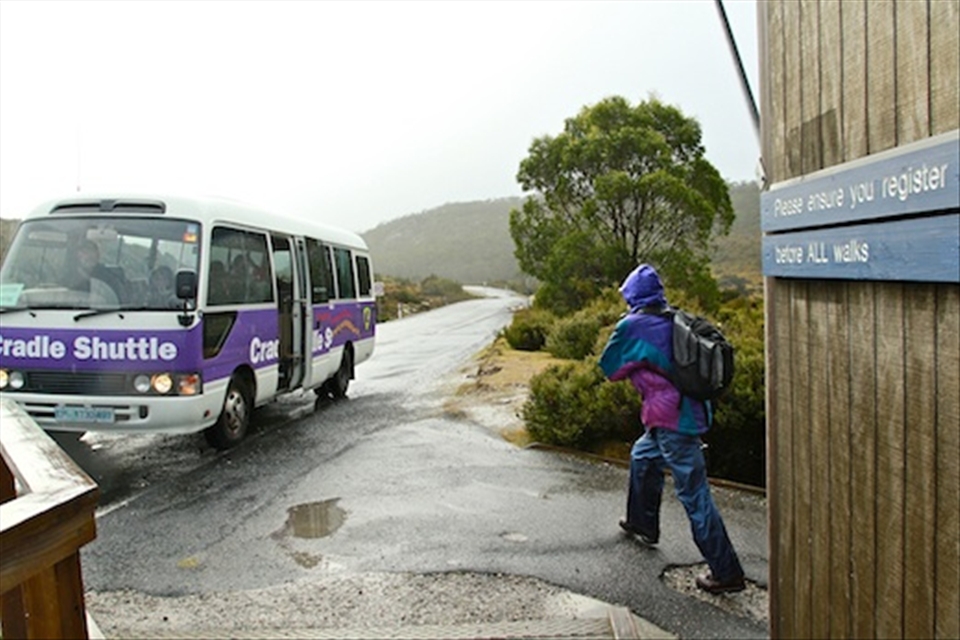 Trekking is the main attraction in Cradle Mountain, Tasmania.
