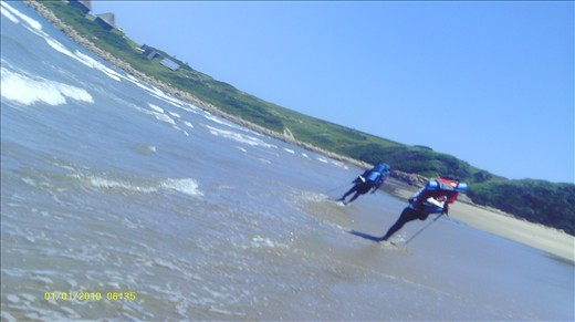 Once upon a time two friends went hiking...