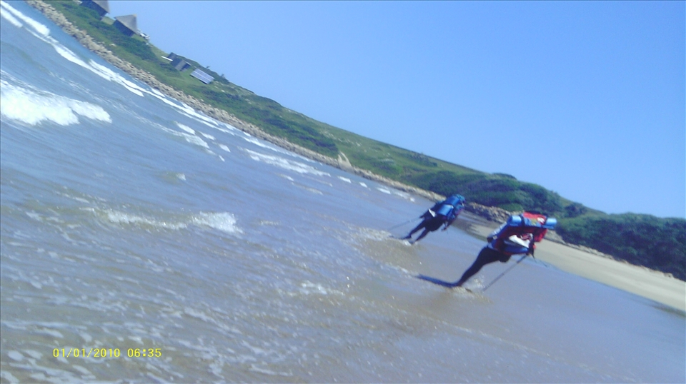 Once upon a time two friends went hiking...