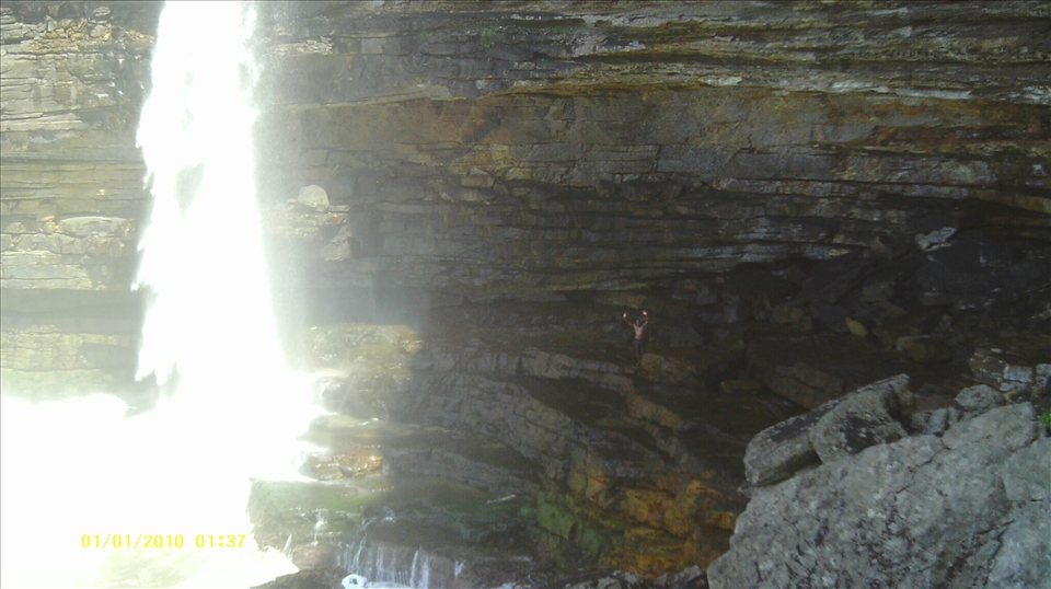 ..on the journey he went to speak to the waterfall..
