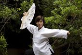 Maria Camille teaching Chinese Fan Martial Arts: by travel-publish, Views[201]