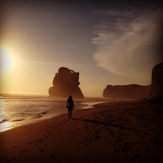 Walking in the Great Ocean Road, Ausrtalia