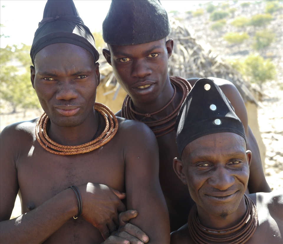 Water is important to the Himba people too, but only for their cattle and goats.