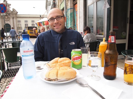 Bifanas before our departure