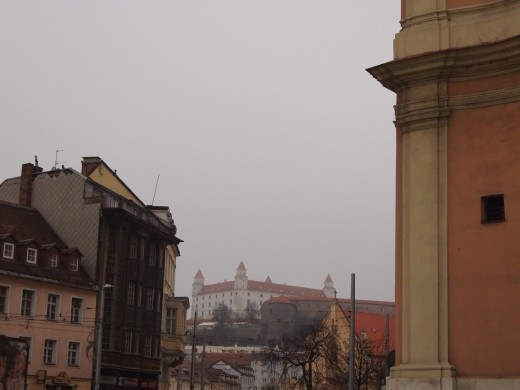 That's the castle up above the city