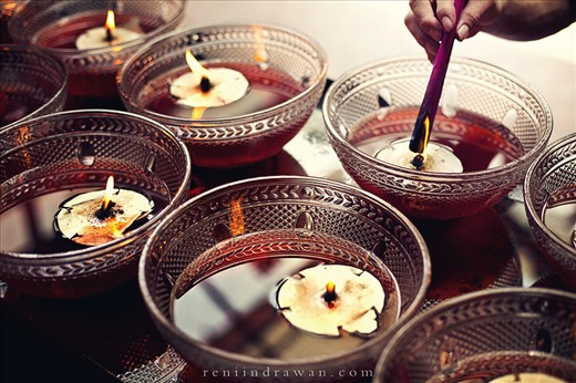 Preparing for Prayers.