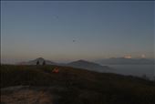 people viewing shining mountains and waiting sun rays to warm up during winter : by travellingwithlense, Views[273]