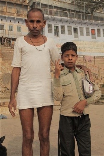 A man and boy- Varanasi, India