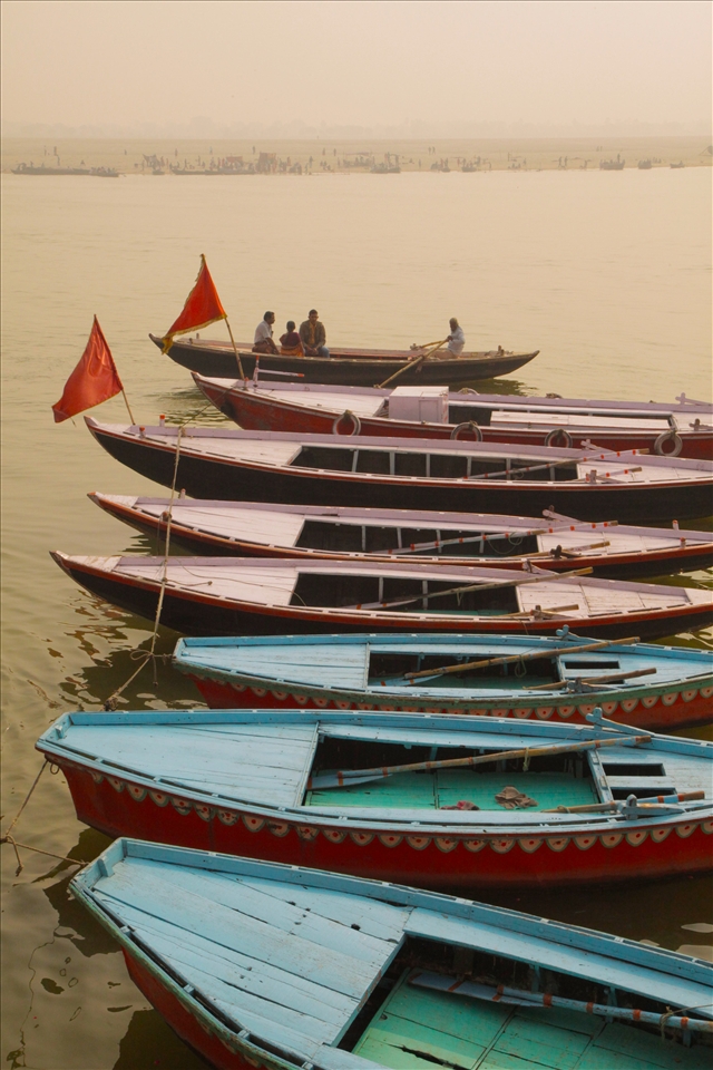 Boats in Varanasi 