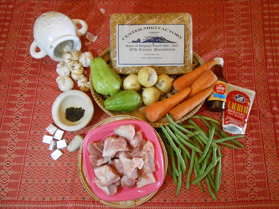 Original Pancit Miki noodles traveled far and wide just to join this contest. ;)