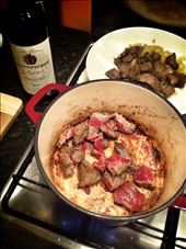 Browning the beef: by travelwithjools, Views[278]