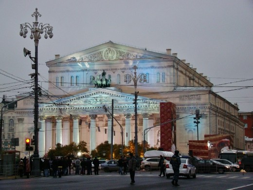 The Bolshoi Theatre in Moscow