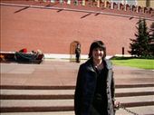 Me standing in front of the eternal peace flame that burns night and day in front of the Kremlin walls: by treefrog, Views[159]