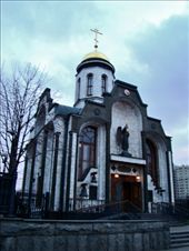 Small church at the metro station exit on my way to Gorky Park: by treefrog, Views[170]