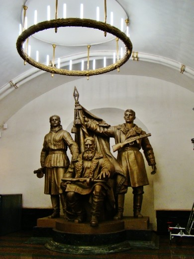 Belorusskaya metro station, Moscow