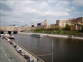 Moscow river as we crossed the bridge to the pier: by treefrog, Views[358]