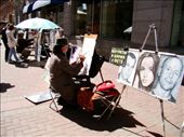 Street artist busy at work: by treefrog, Views[182]