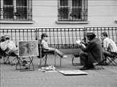 Artists sitting along the street doing portraits: by treefrog, Views[196]