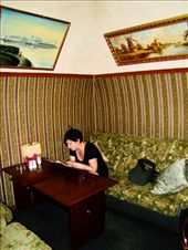 Sitting in a cosy corner of the restaurant: by treefrog, Views[223]