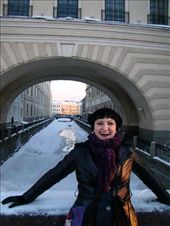 Me in front of the frozen Neva River: by treefrog, Views[2397]