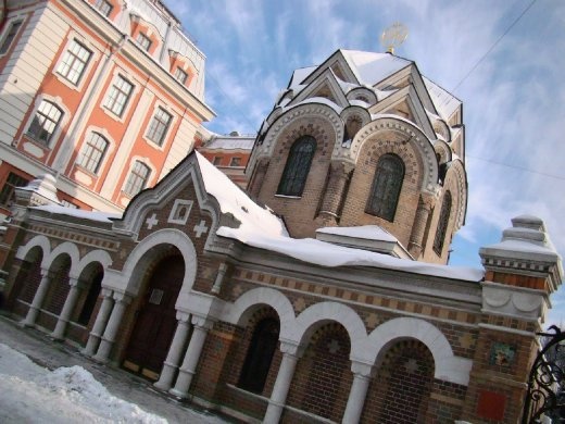 I love that everything in Saint Petersburg is covered in snow in February