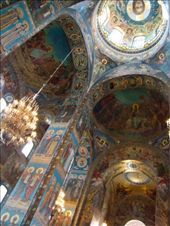 The inside of the church is covered in mosaic tiles depicting biblical scenes: by treefrog, Views[321]