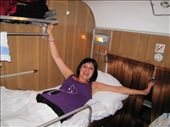 Me on the top bunk on the sleeper train: by treefrog, Views[192]