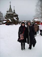 Me and Christina who works with me in tne snow: by treefrog, Views[520]