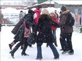 Us dancing in the snow at Suzdal: by treefrog, Views[367]