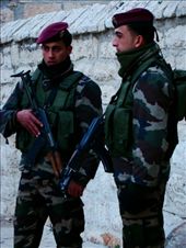 Armed guards in front of the church: by treefrog, Views[261]