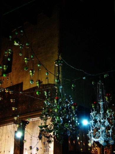 Inside the Church of the Nativity