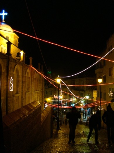 Bethlehem at night