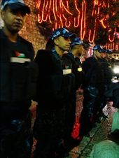 Standing right by the Barriers of Manger Square: by treefrog, Views[222]