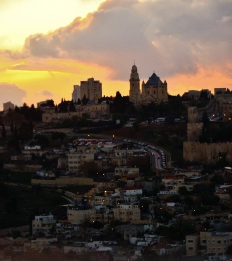 Watching the Sunset over the Old City