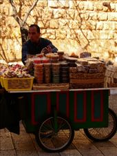 Seller in front of the church: by treefrog, Views[103]