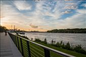 The sun sets in the background while the factories along the Rhine keep bustilng: by trespassingnature, Views[569]