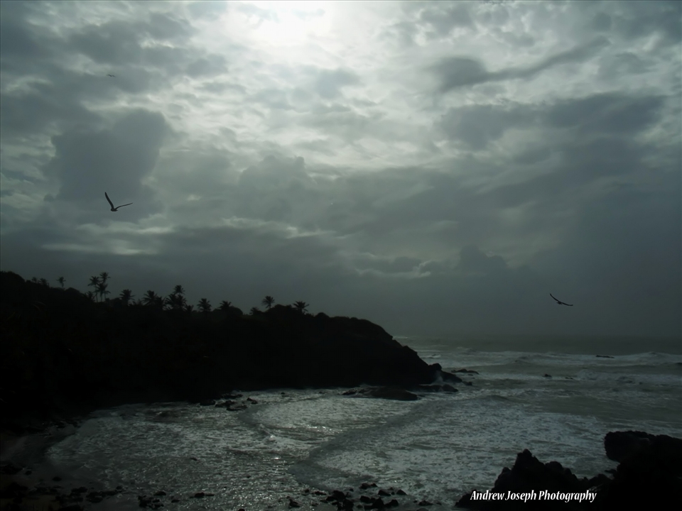 The last point in the northern eastern coast of Trinidad (Toco) 