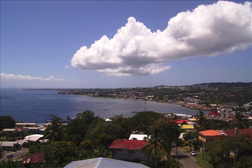 Skyline view of Scarborough Tobago