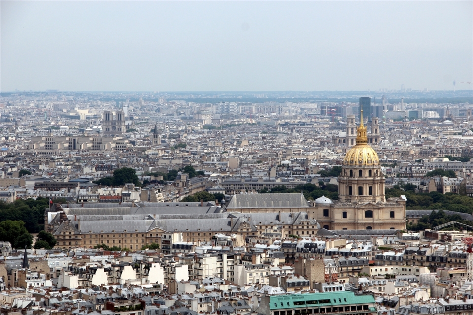 City view from Eiffle tower
