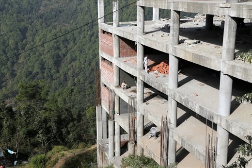 Danger : Any type of concrete construction may be disasterous for the people who live in high mountains. It also disturbs the normal life of the locals and destroys the nature in return.